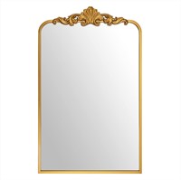 Ruomeng Baroque Mirror  Gold  19x30.5