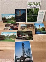 Scarce 1960s Six Flags over Texas Postcards and