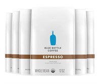 Blue Bottle Whole Bean Organic Coffee Espresso6pk