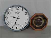 16" Round & 11" Linden Quartz Clocks
