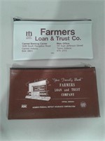 (2) Farmers Loan Bank Bags