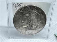 1935 S Peace Dollar 90% Silver