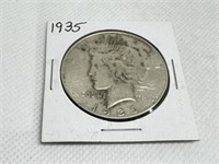 1935 Peace Dollar 90% Silver