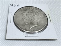 1926 Peace Dollar 90% Silver