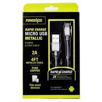 PowerXcel 4FT Micro 2A Cable, Silver | CVS