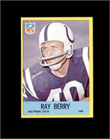 1967 Philadelphia #14 Ray Berry EX to EX-MT+