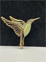 Vintage hummingbird brooch