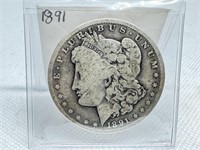 1891 Morgan  Dollar 90% Silver