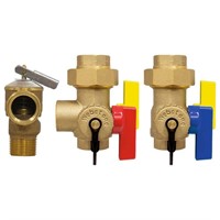 3/4in EXP Compact Tankless Water Heater Valve Kit