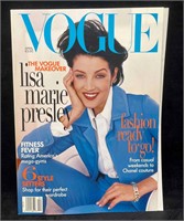 Vintage Vogue April 1996 Lisa Marie Presley The Vo