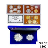 1986-2012 US Proof Mint Sets W/Silver [14 Coins]