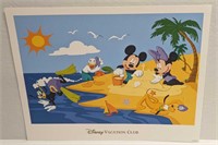 Disney Vacation Club DVC Fab 5 At The Beach Print