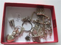 APROX 25G STERLING SOLVER JEWELRY PIECES