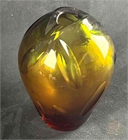 WMF Glass Art Vase by Erich Jachmann