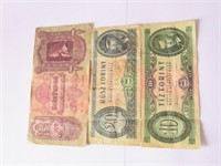 LOT OLD HUNGARIAN PAPER MONEY