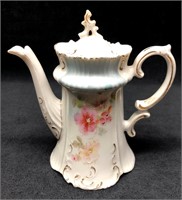 Vintage Hand Painted Porcelain Tea Pot - Made in G