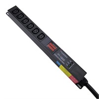 Metered-Surge Protection PDU, 240V, L6-30P, 30A, 7