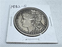 1882 S Morgan  Dollar 90% Silver