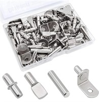 EXQUTOO 140PCS 5 STYLES PLASTIC AND NICKEL PLATED