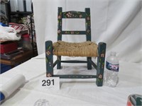 VTG HAND PAINTED STYLE DOLL CHAIR
