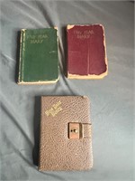 Lot of 3 5 Year Diaries 1930s