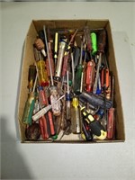 Flat of Assorted Screwdrivers