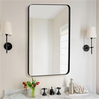 $144 - ANDY STAR Wall Mirror for Bathroom, 24x36"