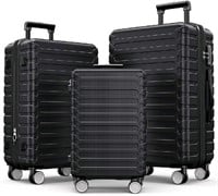 SHOWKOO Luggage Sets Clearance ABS 3pcs Hardside L