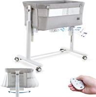3 in 1 Electric Bassinet  Light Grey