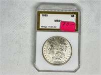1885 Morgan  Dollar 90% Silver