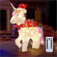 OHOBOX 25 3D Unicorn  70LEDs Xmas Decor