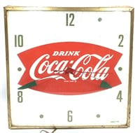 1960s Drinking Coca-Cola advertisement Clock