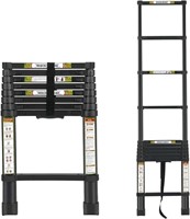 RIKADE Portable Telescopic Ladder, 8.5FT  Aluminum
