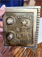 Antique Cast iron Security safe