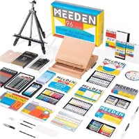 MEEDEN Painting Set with Paints and Easels: Art Su