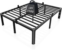 $136  14 King Bed Frame  Steel  3500LBS  No Spring