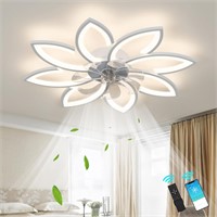 $139  Bladeless Ceiling Fan with Lights 90W (White