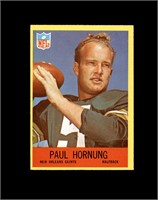 1967 Philadelphia #123 Paul Hornung EX to EX-MT+