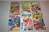 Six Various Marvel Comics
