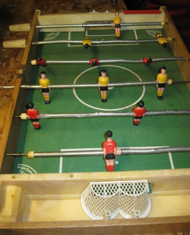 Retro Fold Up Foosball Table Top Game