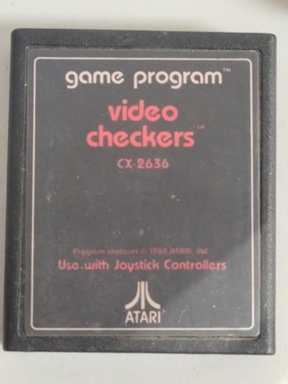 Atari - Video Checkers Game