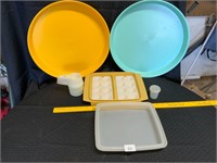 Tupperware Measuring Cups Deviled Egg Tray &