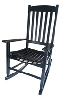B9036  Outdo Wood Porch Rocking Chair, Black