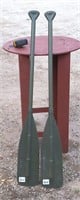 2 Green Composite Paddles