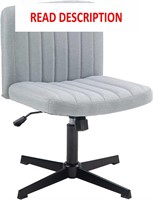 $233  Panana Office Chair Armless  Swivel (Grey)