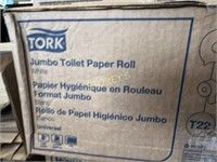 Box of Tork Jumbo Toilet Paper Rolls