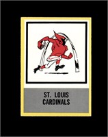 1967 Philadelphia #168 St Louis Cardinals Logo EX+