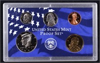 2001 United States Mint Proof Set 10 coins No Oute