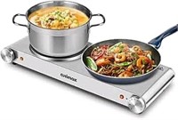 Cusimax Portable Hot Plate Electric Double Burner