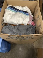LARGE BOX LOT OF CLOTHES VARIETY OF SIZES